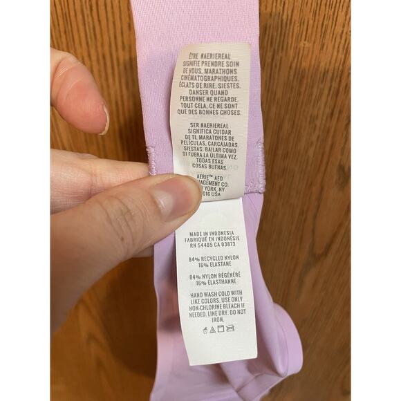 Smoothez by Aerie Bra Light Purple Lilac Full Coverage Unlined Underwire 36C NWT - Picture 5 of 5